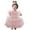 Pink, variant on Fesfesfes Kids Girls Gauze Princess Bridesmaid Girls Dress Pageant Gown Birthday Party Dress Spring