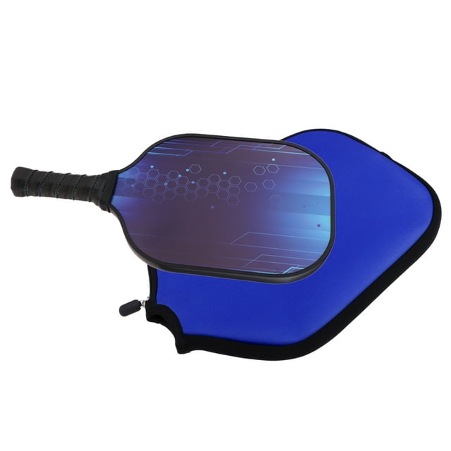 koolsoo Blue Carbon Fiber Honeycomb Composite Core Pickleball Paddle/Racket & Cover