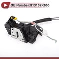 thumbnail image 3 of Motor de actuador de bloqueo de puerta de potencia Unique Bargains para Kia Soul 2010-2011, ensamblaje de actuador de pestillo de puerta del lado del conductor delantero con cable No.813102K000, 3 of 8