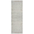thumbnail image 2 of LR Home Alison Sandy Bordered Floral Indoor Polyester Area Rug, Light Gray/Blue, 2'6" x 8', 2 of 5