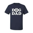 thumbnail image 2 of Wild Bobby, Best Paw Dog Dad, Pop Culture, Men Graphic Tee, Navy, Large, 2 of 3