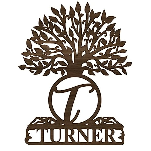Personalized Tree Of Life Monogram Wood Sign With Custom Last Name Initial Family Wall Art Com - Personalized Monogram Wooden Wall Art Personalized Tree Of Life Monogram Wood Sign With Custom Last Name Initial Family Wall Art Com - Personalized Monogram Wooden Wall Art