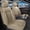 Beige49, variant on LAONNVIR Black Front Car Seat Covers,Stylish Breathable Leather Automotive Seat Protectors,Airbag Compatible Auto Interior Accessories Custom Fit for Kia Soul 2010-2025,Black&Red