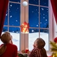 thumbnail image 4 of Christmas House Pattern Window Suction Cup Lights, Holiday Decoration Lights Battery Operated for Windows and Mirrors with 13 Inch Length Festive Design, 4 of 5