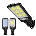 thumbnail image 5 of Luces de pared con sensor de movimiento de 3 modos impermeables para lámpara de carretera solar para exteriores (72COB), 5 of 5