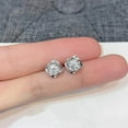 thumbnail image 7 of hanxiulin gift synthetic ear wedding studs diamond women jewelry earrings, 7 of 7