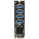 thumbnail image 1 of Expansión de tarjeta gráfica PC Ie, expansión M.2 a PCIe Puerto Pcie Tarjeta de expansión de tarjeta gráfica USB Acabado de lujo, 1 of 8