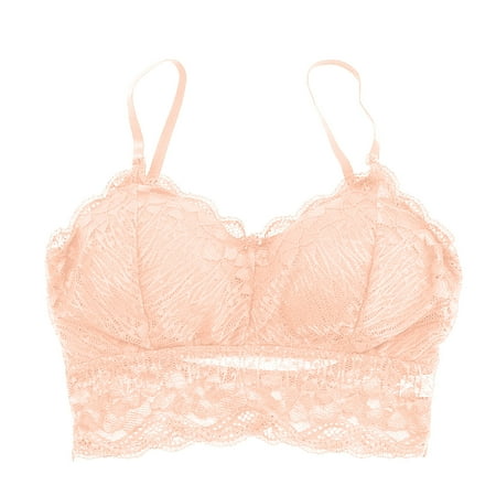 Bra and Panty Sets for Women Seamless Bra Feature V-Neck Strapless Bra Style W-624 Hook and Eye Closure Wireless Bra Pinks-a One Size