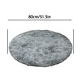 thumbnail image 3 of BloomLoom Round Area Rugs for Bedroom Living Room,Aesthetic Room Decor,Fluffy Fuzzy Bedroom Carpet,Plush Soft Shaggy Cream Living Room Rugs for Kids Home Decor, 3 of 5