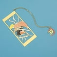 thumbnail image 4 of Demon Kamado Bookmark Page Mark, Anime Tanjiron Zenitsu Giyuu Kyoujurou Figure Reading Tool, Stationery Gifts for Reading Lovers Bookworm (Agatsuma Zenitsu), 4 of 7