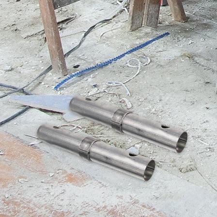 Tineasur 2Pcs Steel Scaffold Locking Pin Durable Galvanized Coupling Pin for Scaffolding Use
