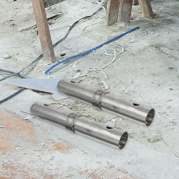 Tineasur 2Pcs Steel Scaffold Locking Pin Durable Galvanized Coupling Pin for Scaffolding Use