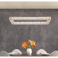 thumbnail image 2 of Monroe 42 inch LED single rectangle pendant in chrome, 2 of 4