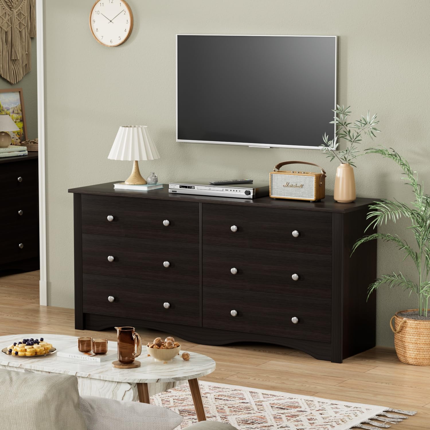 Furmax 6-Drawer Dresser - Closet dressers for ecommerce - Walmart