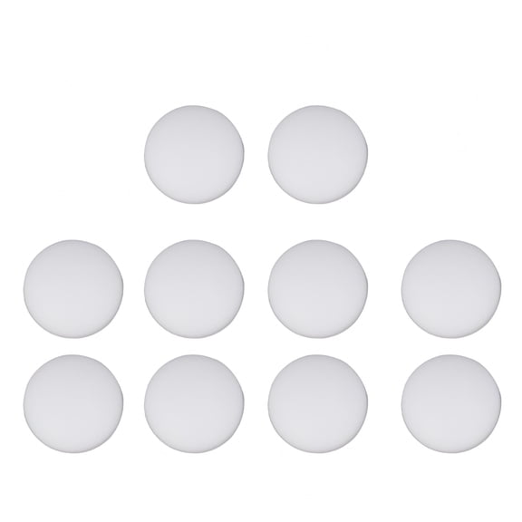LAMIRO 10 Pack Round Silicone Door Stops Self Adhesive Wall Door Stopper