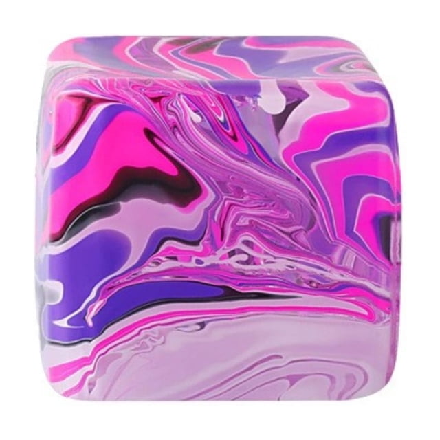 Ice Cube Squishy Toys, Fidget Cubes Swirling Color Squish Balls Sensory Toys Stress Ball for Ages 3+, Birthday Gifts Party Favors Easter Holiday Gifts