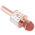 thumbnail image 2 of Micrófono inalámbrico KTV Ticfox Bluetooth de mano oro rosa, 2 of 14