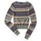 thumbnail image 1 of Aeropostale suéter de punto estampado para mujer, gris, grande Aeropostale  Pull-over, 1 of 2