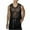 Black, variant on VBTAPA Men's Sheer Mesh Tank Top See Through Sleeveless Tee Shirts Glitter Sequin Vest Disco Party Clubwear White XL