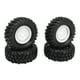 thumbnail image 2 of 4 Uds neumáticos de rueda RC reemplazo de neumáticos de goma para vehículos de escalada todoterreno coches de 96MM de diámetro, 2 of 8