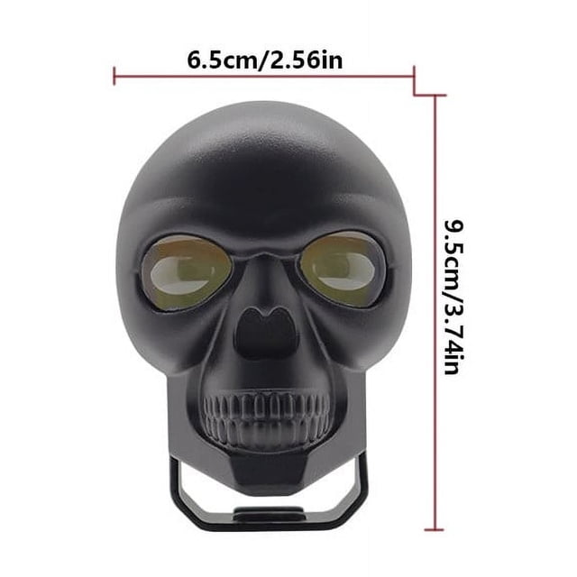 WRKEKC Clearance Motorcycle Driving Light LED Pod Light Bar Skull Shape Spotlights Auxiliary Light Headlight for Motorcycle Offroad Trucks