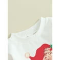 thumbnail image 6 of Suealasg Infant Baby Boys Girls Christmas Bodysuit Long Sleeve Button Hooded Romper 3M 6M 12M 18M Newborn Girls Boys Fall One Piece Jumpsuit, 6 of 9