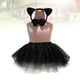 thumbnail image 2 of 1 Juego de disfraces para niños, traje de dibujos animados, diadema de gato, pajarita, falda de cola, accesorios de actuación para fiesta de Cosplay, 2 of 6