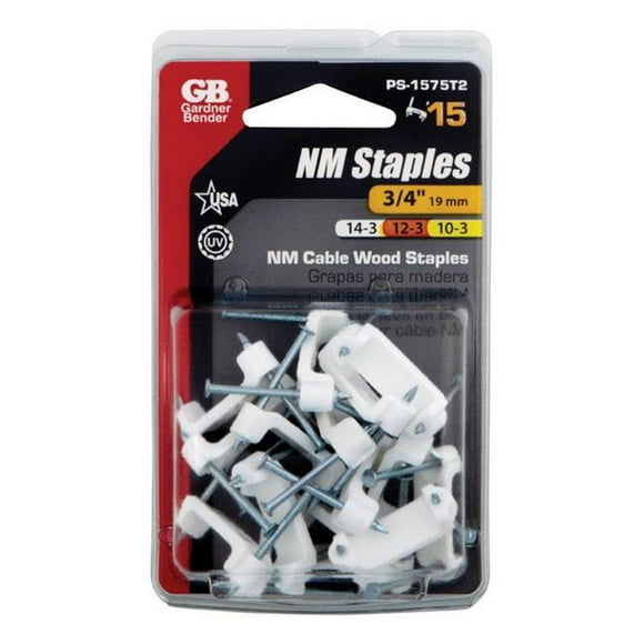 Power Products 3013315 0.75 in. Plastic Romex Staple