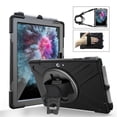 thumbnail image 2 of XYX Case for 10.5 inch Microsoft Surface Go 3 2021/Surface Go 2 2020 with 360 Degree Rotating, Hand Strap, Shoulder Strap, Black, 2 of 7