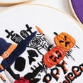 thumbnail image 4 of Furvclv Embroidery Starter Kit For Beginners, Halloween Stamped Cross Stitch Kits With Embroidery Fabric, Embroidery Hoops, Threads And Needles For Beginners, 4 of 9