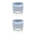 thumbnail image 4 of Justharion Ice Ball Mold Silicone Ice Cube Making Mould Non -stick Reusable Beverage Decoration Maker DIY Ice Ball Round Jelly Making Mould light blue 2Set, 4 of 6