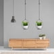thumbnail image 4 of Fiudx Ofertas del día Soporte para plantas colgantes, maceteros de interior, decoración artística, macetero moderno de metal para pared y techo, macetero para colgar, maceteros para decoración del ho, 4 of 6