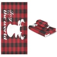 thumbnail image 6 of Coolnut 3 PCS Towel Christmas Reindeer Cotton Bath Towel Set (1 Bath Towel, 1 Hand Towel, 1 Washcloth) for Bathroom, Super Soft and Quick Dry Towels, 6 of 6