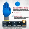 thumbnail image 2 of Cestus C-10, 12 Pair Foam Nitrile Coated Work Gloves, Ultra-Fine Knit, 2 of 4