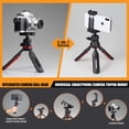 thumbnail image 2 of Journalist Kit Mark II: Smartphone Stabilizer Rig, Hand Grip, Mini Table Tripod, Rotatable Ball Head Adjustable Leg, Bubble Level for DSLR, Mirrorless Camera, iPhone, Samsung Galaxy, Google Pixel, 2 of 6