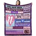 thumbnail image 1 of LHSHID Sweet 16 Gifts for Girls 16th Birthday Gifts for Girls Throw Blanket Birthday Gifts for 16 Year Old Girl 16th Birthday Gift Ideas Sweet 16 Birthday Decorations for Girl Teen 50x60in, 1 of 6