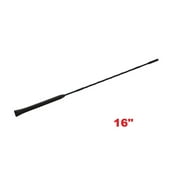 16 inch Black Fuba AM/FM/XM/CB Antenna Mast Power Rod Radio for HARLEY-DAVIDSON 1989-2022 New