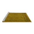 thumbnail image 2 of Ahgly Company Machine Washable Indoor Round Persian Yellow Traditional Area Rugs, 8' Round, 2 of 4