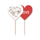 thumbnail image 1 of Palillos de dientes bandera etiqueta de amor Unbranded Rose Love Valentine sketch, 1 of 4