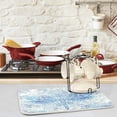 thumbnail image 2 of FREEAMG Vintage Ethnic Dragonfly Mandala Absorbent Dish Drying Mat Microfiber Kitchen Countertop Table Protector Multi-Purpose Counter Rack Sink Drainer Pad 16"x 18", 2 of 6