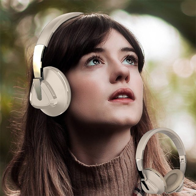 Ganfancp Auriculares Bluetooth de Diadema con Gran Capacidad, Duración de La Batería, Micrófono de Alta Definición, Teléfono Móvil, Ordenador, Auricular Inalámbrico Universal Ofertas Flash 1 Manual,