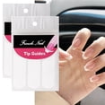 thumbnail image 2 of 2 hojas de tira de manicura francesa blanca, forma de arte de uñas, guías de punta de flecos, pegatina, herramienta de decoración de puntas de línea DIY Tan Jianjun unisex, 2 of 2