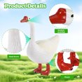 thumbnail image 3 of Phenofice Goose Animal Plastic Decoration for Home White Realistic Design 1Set, 3 of 8