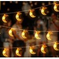 thumbnail image 1 of Luces LED de hadas musulmanas, luna, estrella, colgante, decoración de Ramadán EID Mubarak, decoración para el hogar, suministros de fiesta Islam EID Kareem, 1 of 4