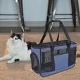 thumbnail image 4 of Cat Carrier,Soft-Sided Travel Pet Carrier Mesh Pet Carrier Bag For for Cats,Dogs Small Pet Less Than 13lb,Airline Approved Comfort Breathable Portable Foldable Pet Shoulder Bag, 4 of 8
