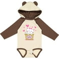 thumbnail image 3 of Inktastic Kitty Grandma Loves Me Girls Long Sleeve Baby Bodysuit, 3 of 5