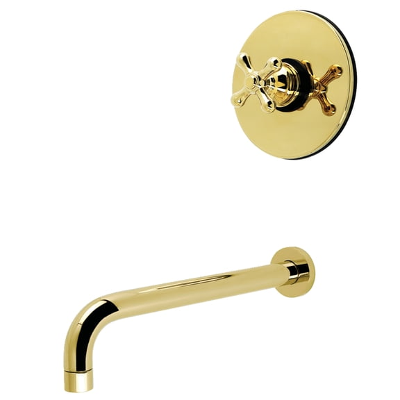 Kingston Brass KB6332AXTO Restoration Single-Handle Pressure Balanced Tub Faucet in Polished Brass