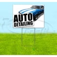 thumbnail image 1 of Auto Detailing (18" x 24") Yard Sign, Includes Metal Step Stake, 1 of 6