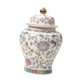 thumbnail image 2 of Tarro de jengibre de cerámica Jarrón De Jengibre, Jarrón De Porcelana, Tarro De Jengibre, Tarro Decorativo Para Decoración Del Hogar, Tapa Hermética Blanca, 15x23cm Fanmusic Tarro de jengibre de cerámica, 2 of 7