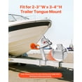 thumbnail image 4 of VEVOR Support de Treuil pour Remorque de Bateau avec Rouleau 1200 lbs Support de Treuil de Bateau, 4 of 9